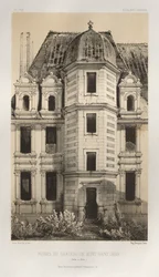 Picturesque Architecture or Monuments of the 15th and 16th Centuries: Castles of France of the 15th and 16th Centuries: Pl. 71, Ruins of the Castle of Mont-Saint-Jean (Saone et Loire)