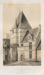 Picturesque Architecture or Monuments of the 15th and 16th Centuries: Castles of France of the 15th and 16th Centuries: Pl. 93, Château de Cramesnil (Calvados)