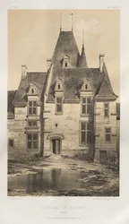 Picturesque Architecture or Monuments of the 15th and 16th Centuries: Castles of France of the 15th and 16th Centuries: Pl. 97, Château de Baumais (Calvados)