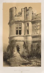 Picturesque Architecture or Monuments of the 15th and 16th Centuries: Castles of France of the 15th and 16th Centuries: Pl. 99, Old Château de Belin (Sarthe)