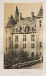 Pl.100, Château de Saligny Alliers, 1860