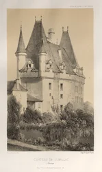 Château De Jumillac Dordogne, 1860