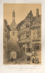 House in Wood at Bourbon-Lancy Saone Et Loire, 1860