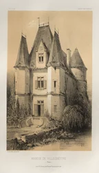 Manoir De Villechétive Nièvre, 1860