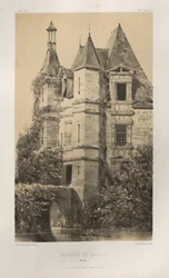 Pl. 78, Manoir de Belvau Corrèze, 1860