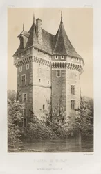Château de Tévray Eure, 1860