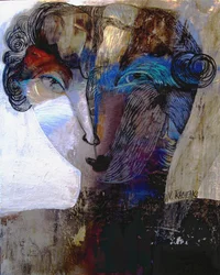 Abstract Face Art