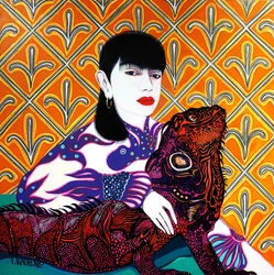 Artist and Her Model