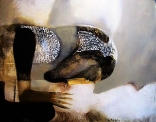 Contemplative Abstract Figure