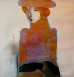 Contemplative Woman Portrait