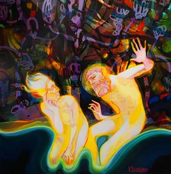 Glowing Spiritual Figures