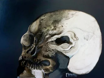 Gothic Abstract Skull