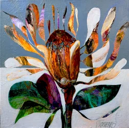 Vibrant Abstract Bloom
