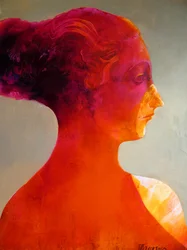 Vibrant Abstract Portrait