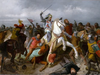 John of Bohemia in the Battle of Crecy
