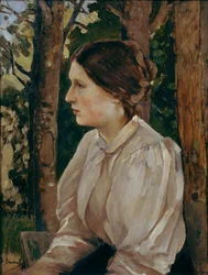 Portrait of Tatyana Viktorovna Vasnetsova, the Artist