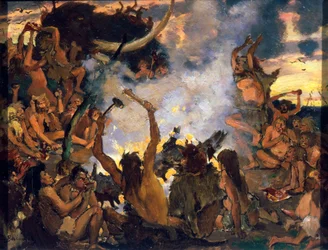 The Stone Age. A Feast