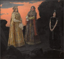 Three Queens of the Underground Kingdom, 1879