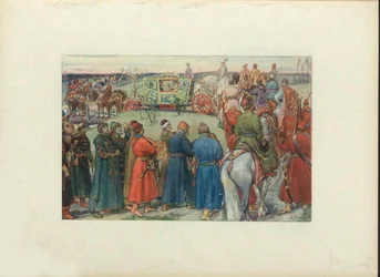 Tsars Alexei Mikhailovich Ride to the Hunt