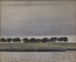 Study for Sun Rain. Gentofte Lake
