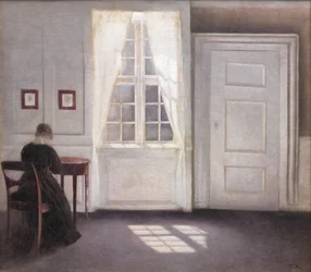 Interior in Strandgade, Sunlight on the Floor