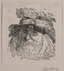 Head of a Man with Fur Hat