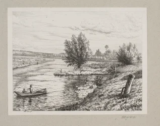 Scene by the Marne River