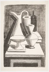 Still Life. Jug, Bottle, etc.