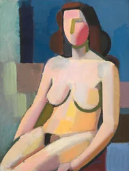 Seated Female Nude