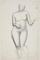 Standing Female Model