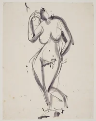 Standing Female Model