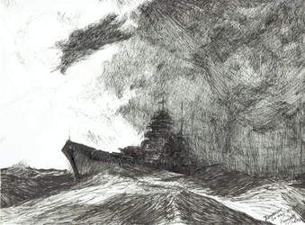 Bismarck Out of Storm
