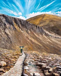 John in the Mourne Mountains, 2024
