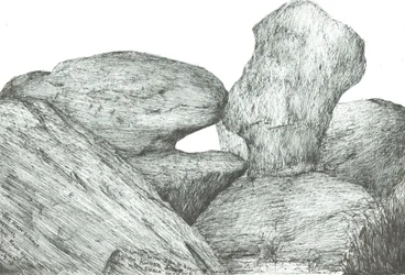 Kissing Rocks on Kinder Scout