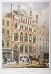 Crosby Hall at no 95 Bishopsgate, City of London, 1860