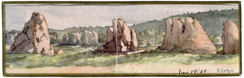 Rock Scene, Arizona, June 19, 1869