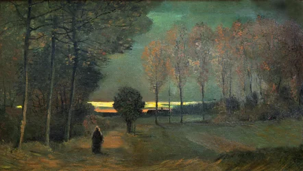 Autumn Landscape in the Evening