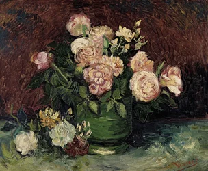 Roses and Peonies