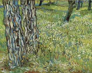 Tree Trunks in the Grass, 1890