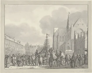 Arrival of the French at the Grote Markt in Haarlem, 1795