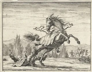 Man Falls from a Horse
