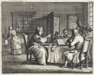 Music Teacher with Students