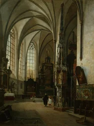 Interior of St Lambertus Church