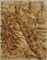 Tree with Ivy in the Garden of the Asylum