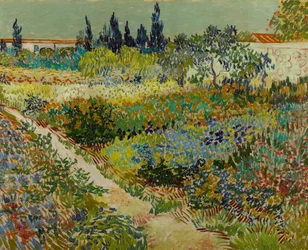 Flowering Garden with Path