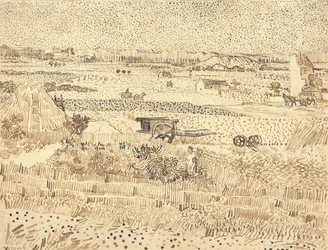 Harvest - The Plain of La Crau, 1888