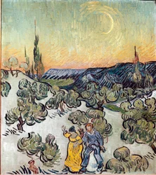 Landscape at Dusk (Saint Remy)