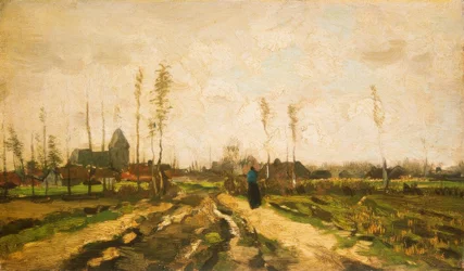 Landscape with Church and Houses