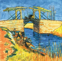 The Langlois Bridge at Arles, 1888