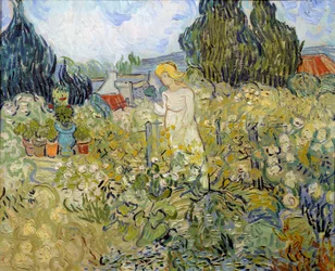 Mademoiselle Gachet in Her Garden at Auvers-sur-Oise